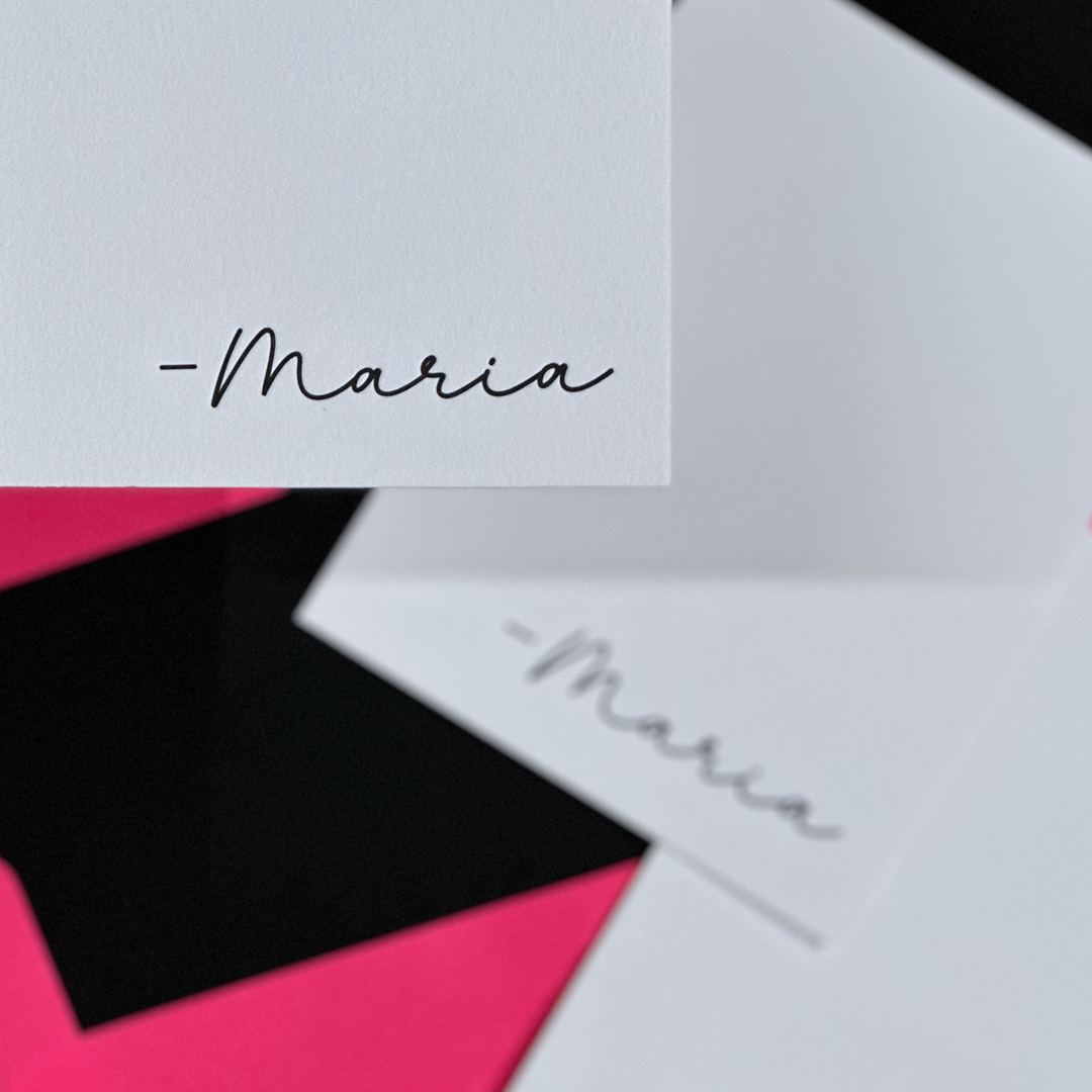Maria | Personalized Note Cards Set