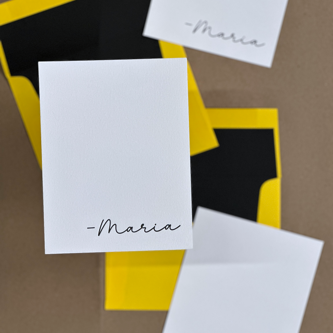 Maria | Personalized Note Cards Set