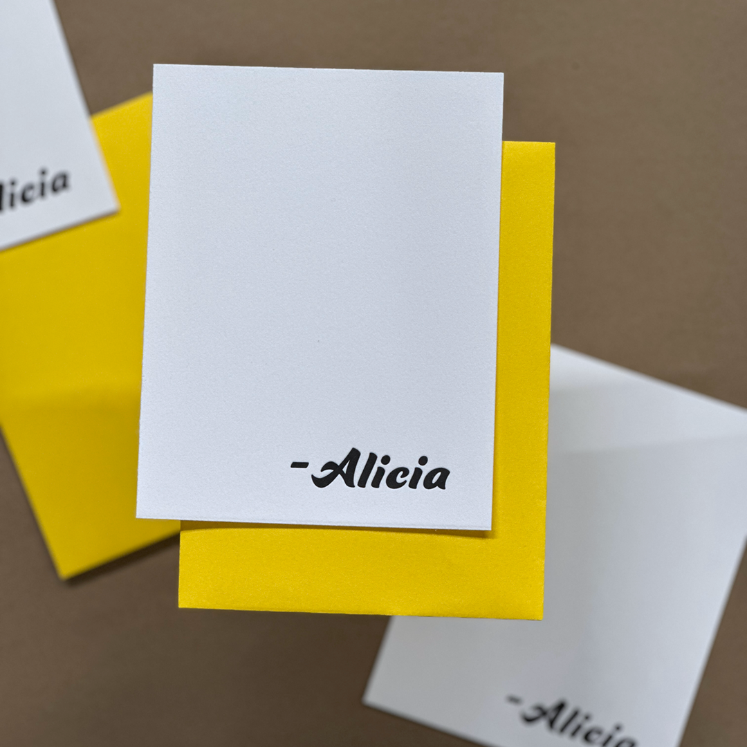 Alicia | Personalized Note Cards Set