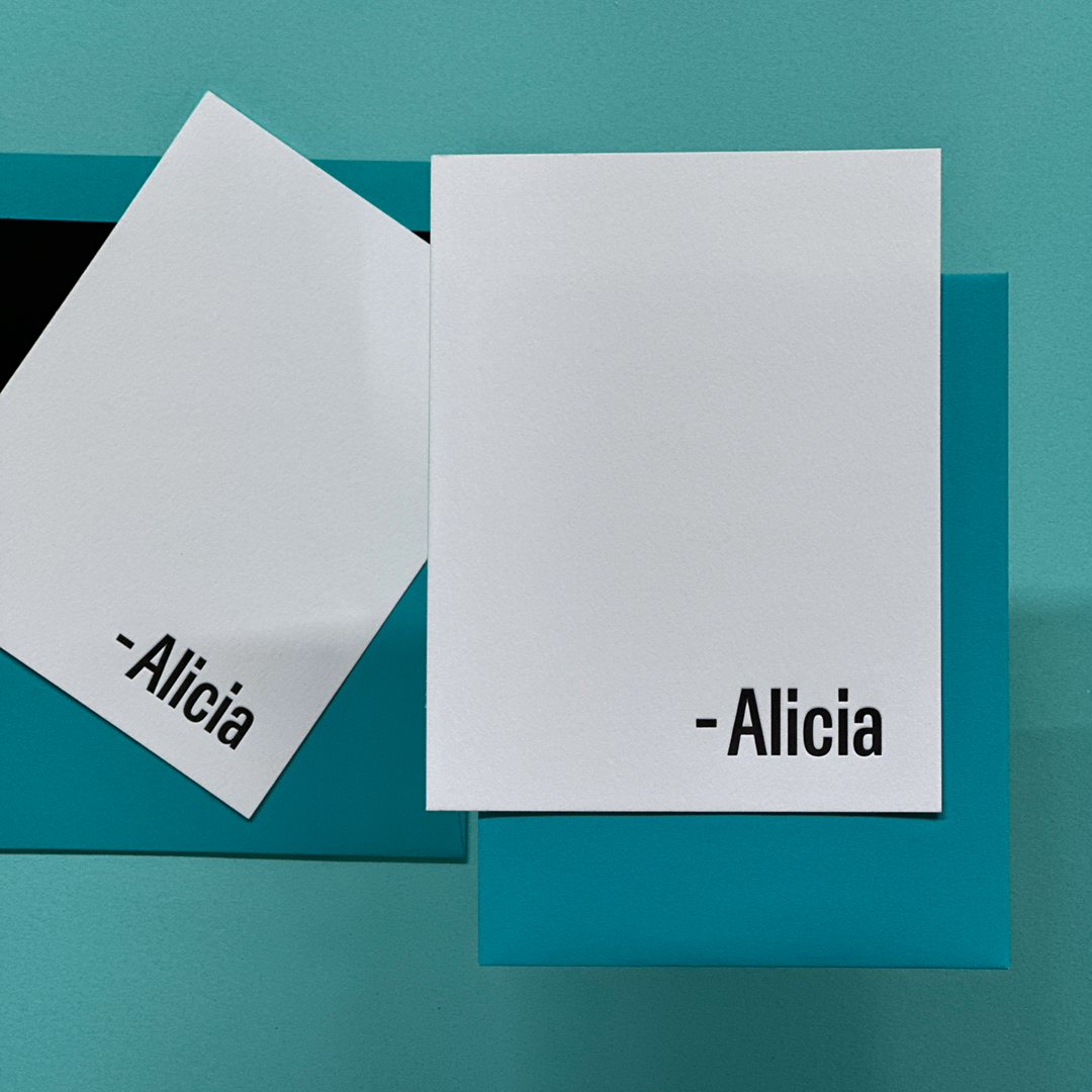 Alicia | Personalized Note Cards Set