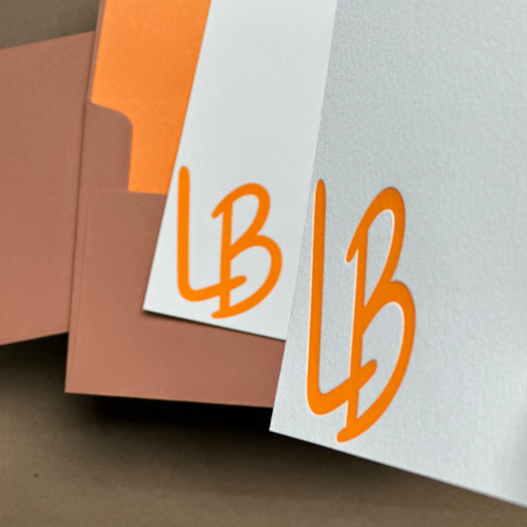 Letterpress Initials Stationery Sets, Personalized Gifts