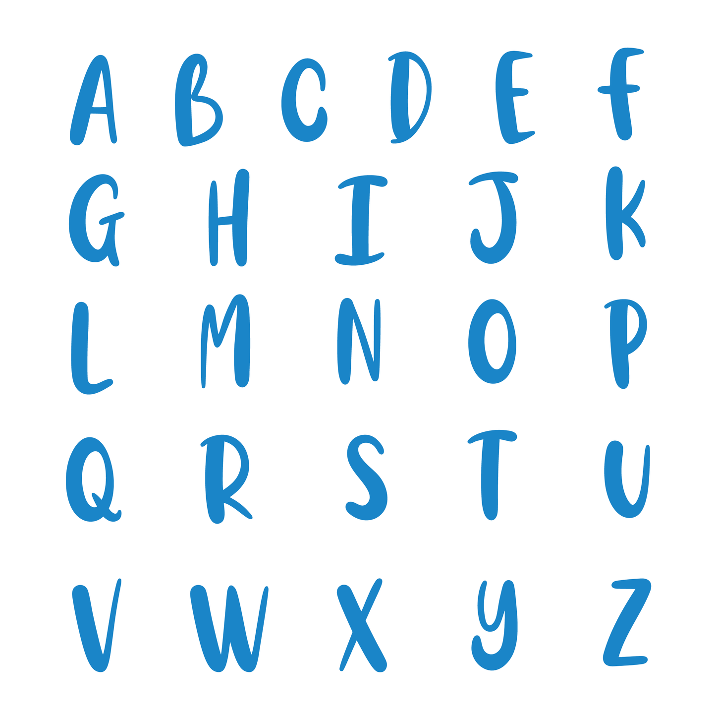 Bubble Letters Stationery | Personalized Note Card Set