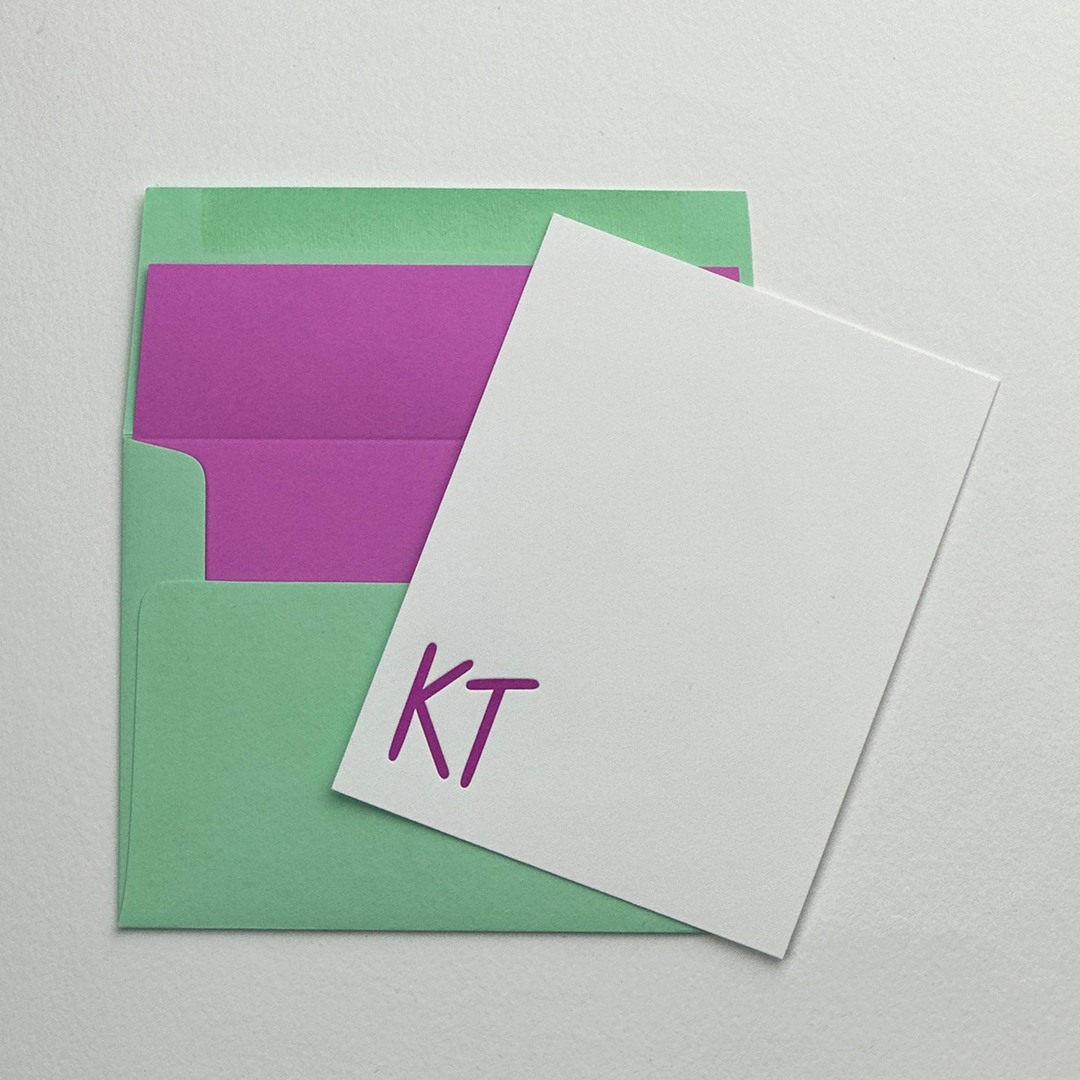Custom Stationery Sets | Letterpress Note Card Custom Sets