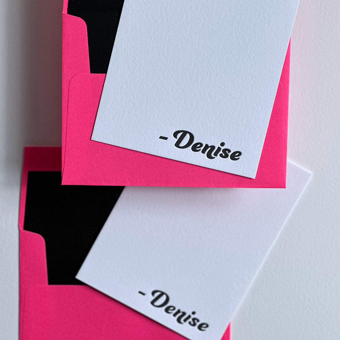 Denise | Personalized Note Cards Set