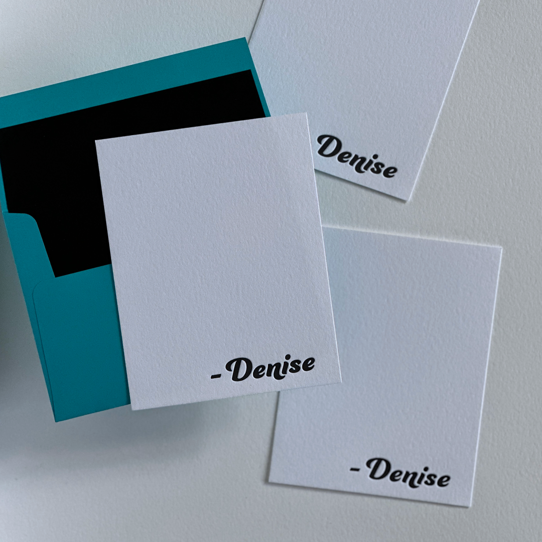 Denise | Personalized Note Cards Set