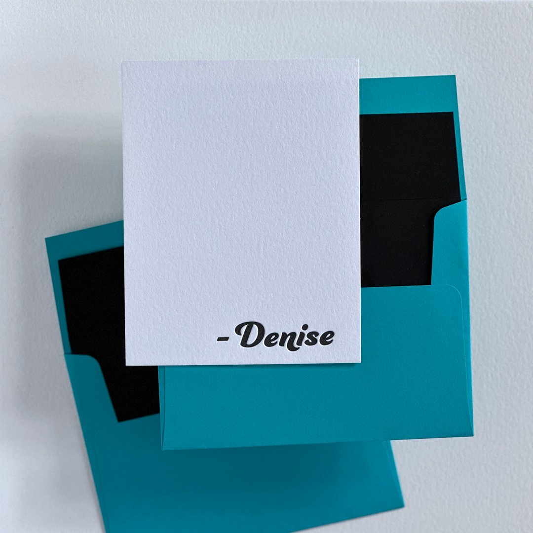 Denise | Personalized Note Cards Set
