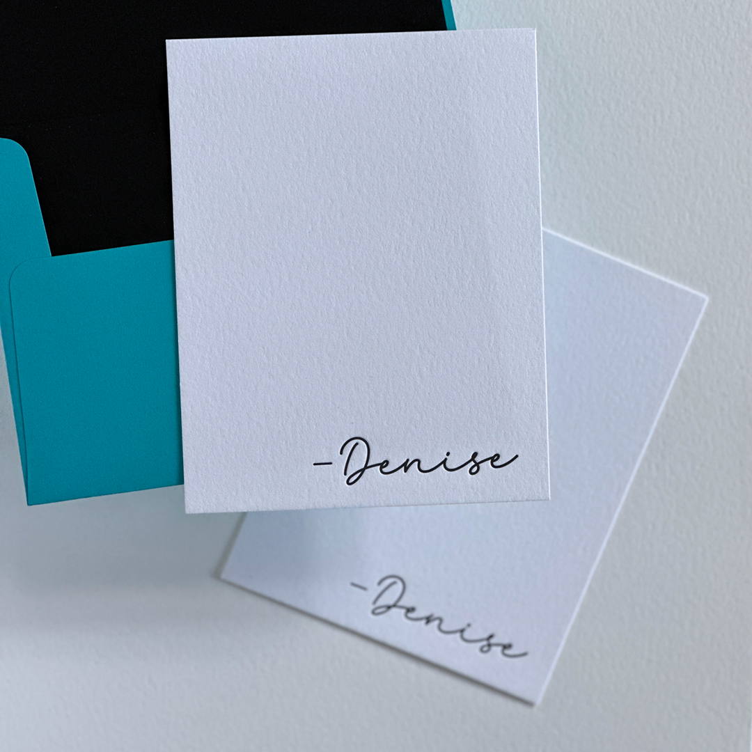 Denise | Personalized Note Cards Set