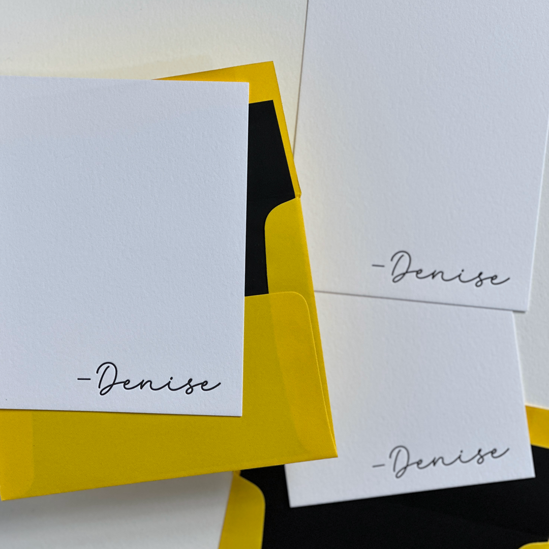 Denise | Personalized Note Cards Set
