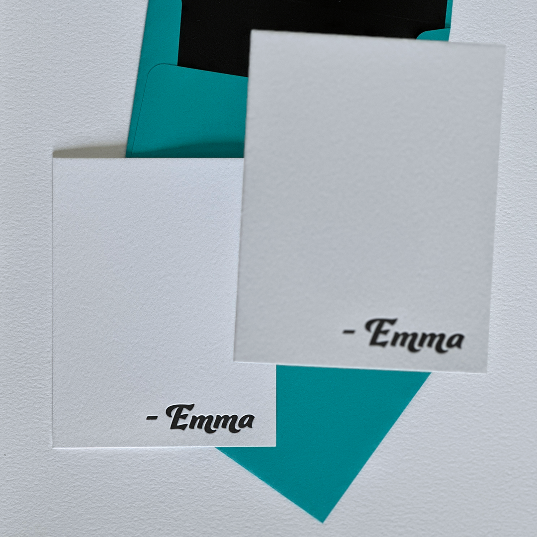 Emma | Personalized Note Cards Set