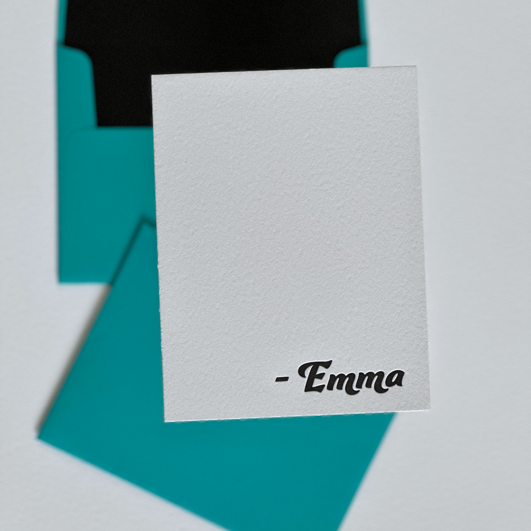 Emma | Personalized Note Cards Set