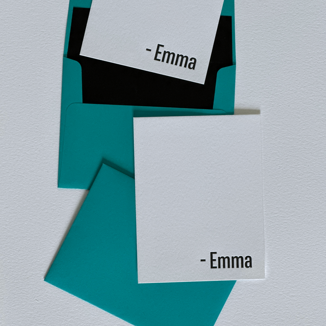 Emma | Personalized Note Cards Set