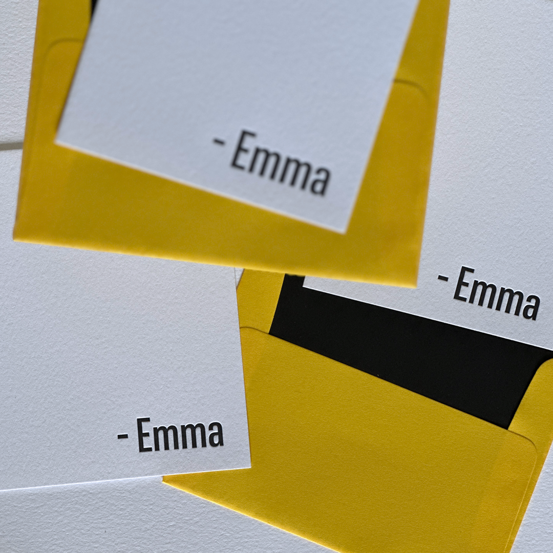 Emma | Personalized Note Cards Set