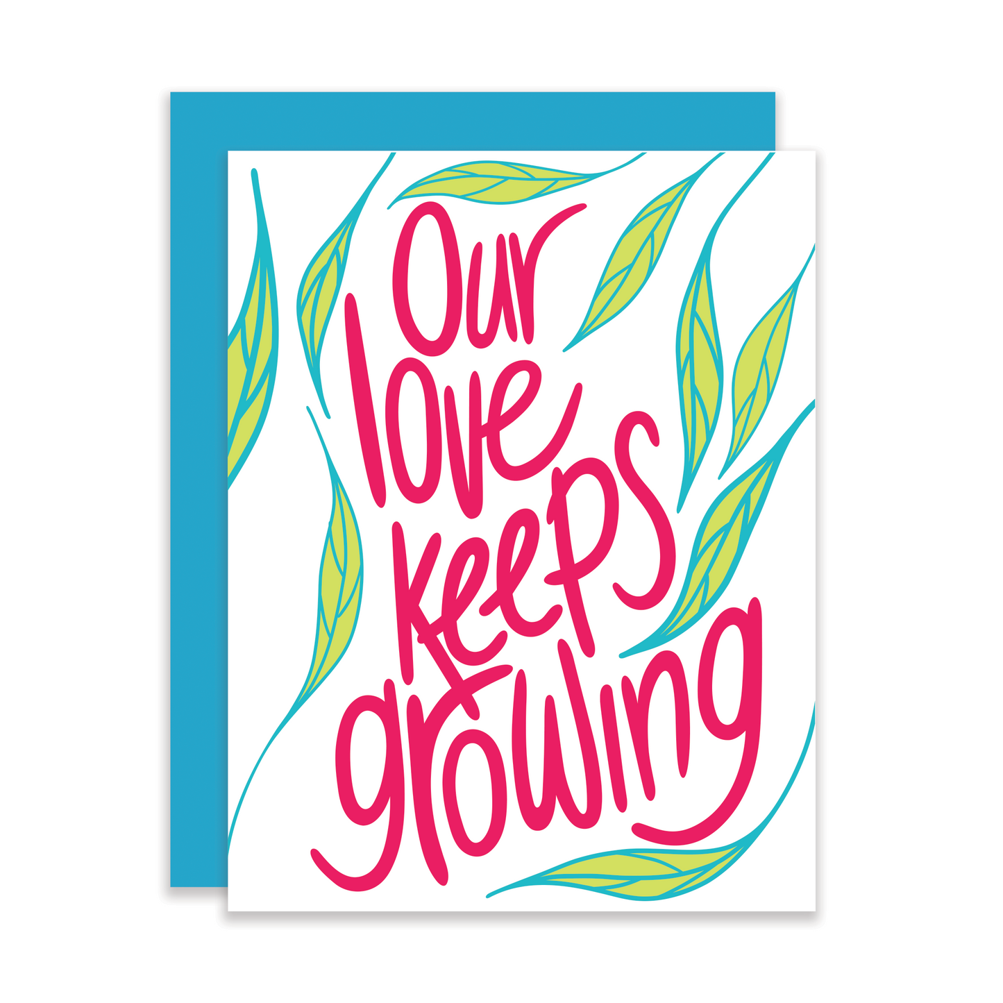 Growing Love, Letterpress Love Card
