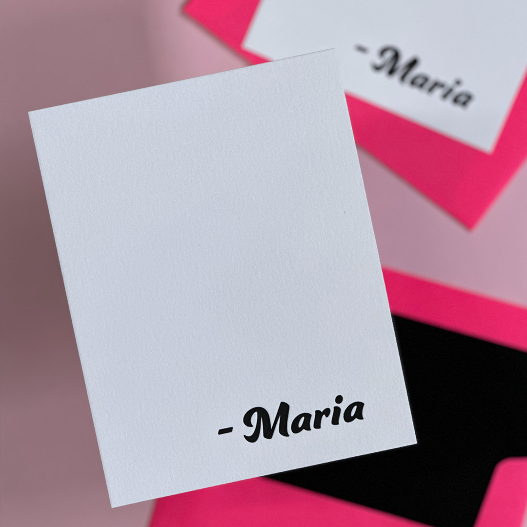 Maria | Personalized Note Cards Set
