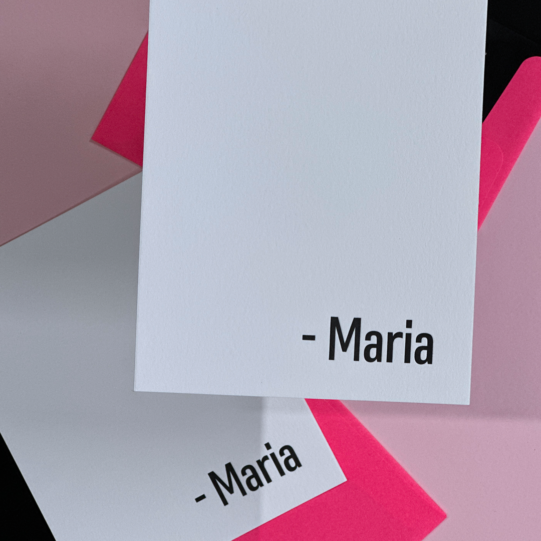 Maria | Personalized Note Cards Set