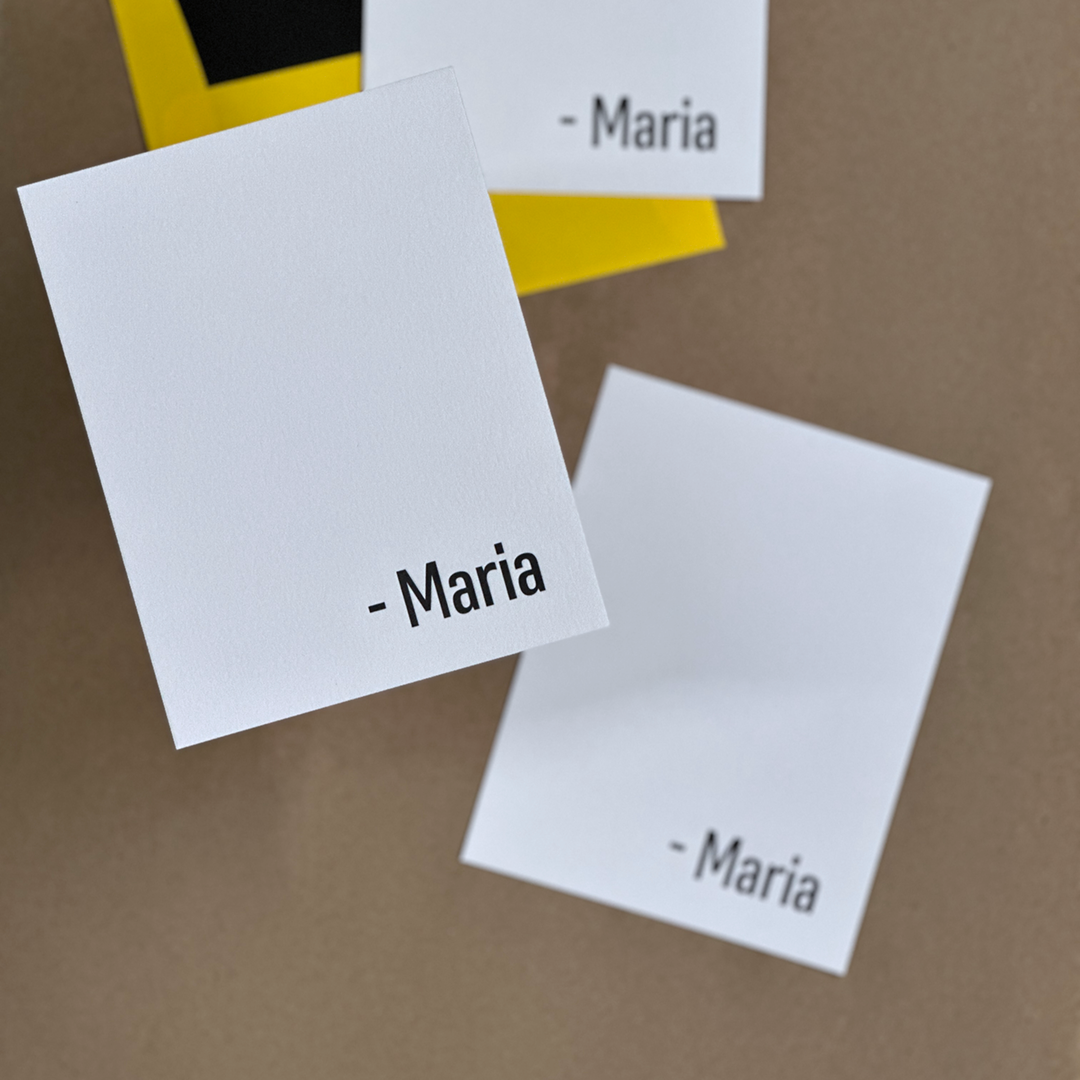 Maria | Personalized Note Cards Set