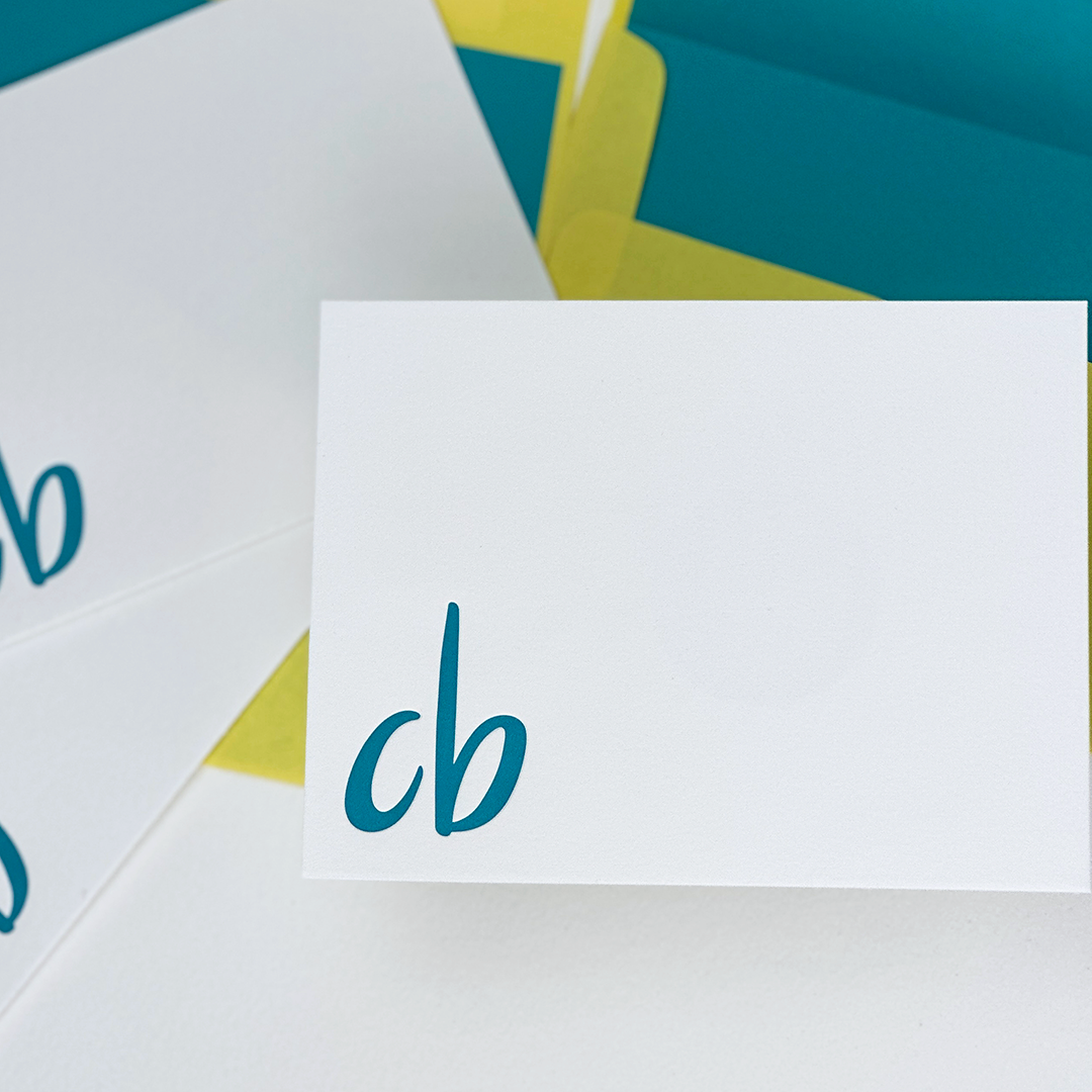 Monogram Stationery (The Brights) | Personalized Notecards