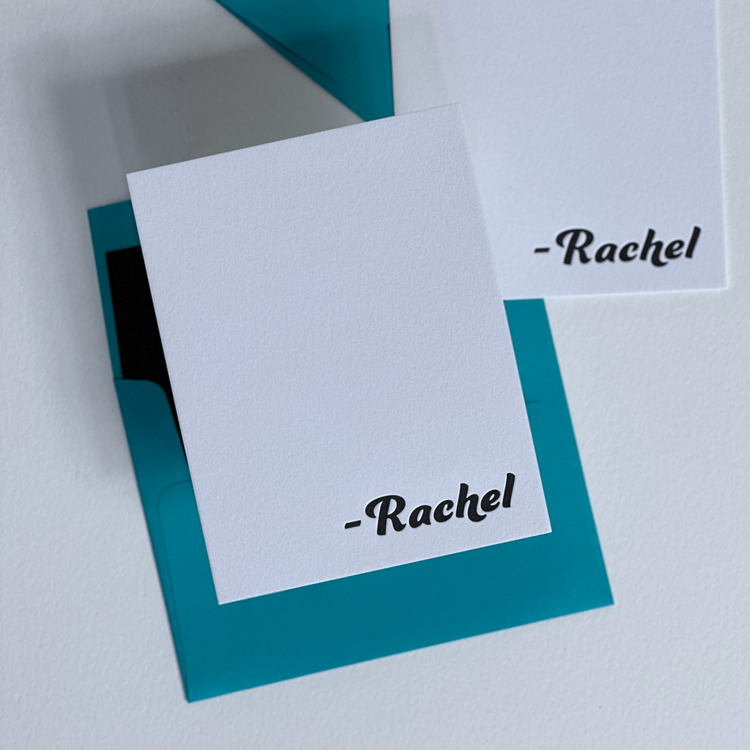Rachel | Personalized Note Cards Set