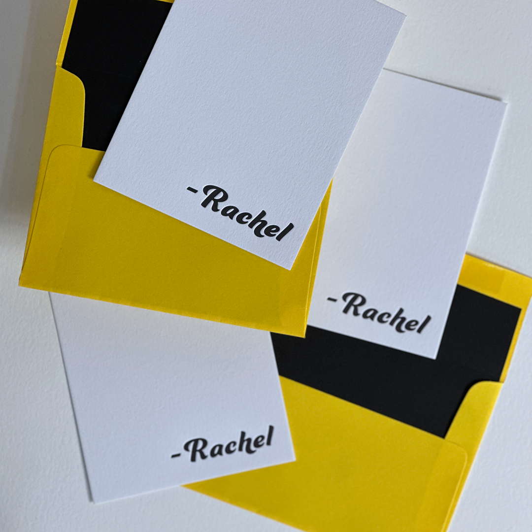 Rachel | Personalized Note Cards Set