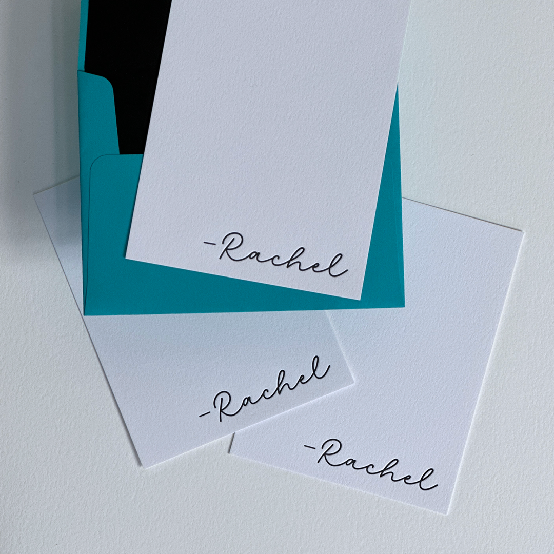 Rachel | Personalized Note Cards Set