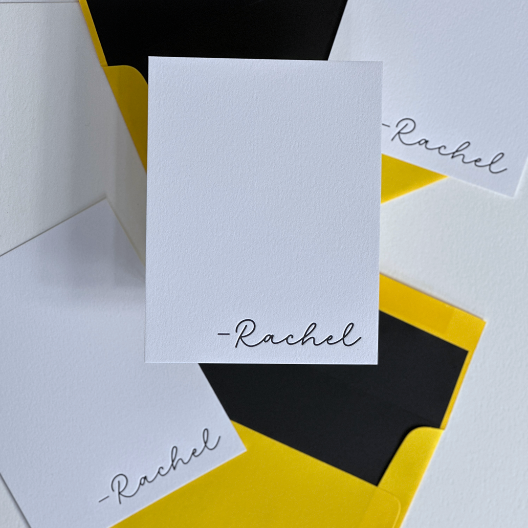 Rachel | Personalized Note Cards Set