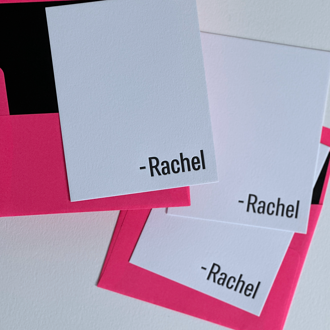 Rachel | Personalized Note Cards Set