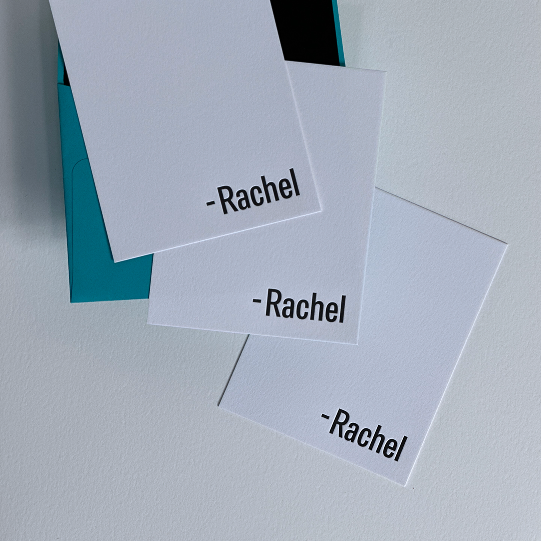 Rachel | Personalized Note Cards Set