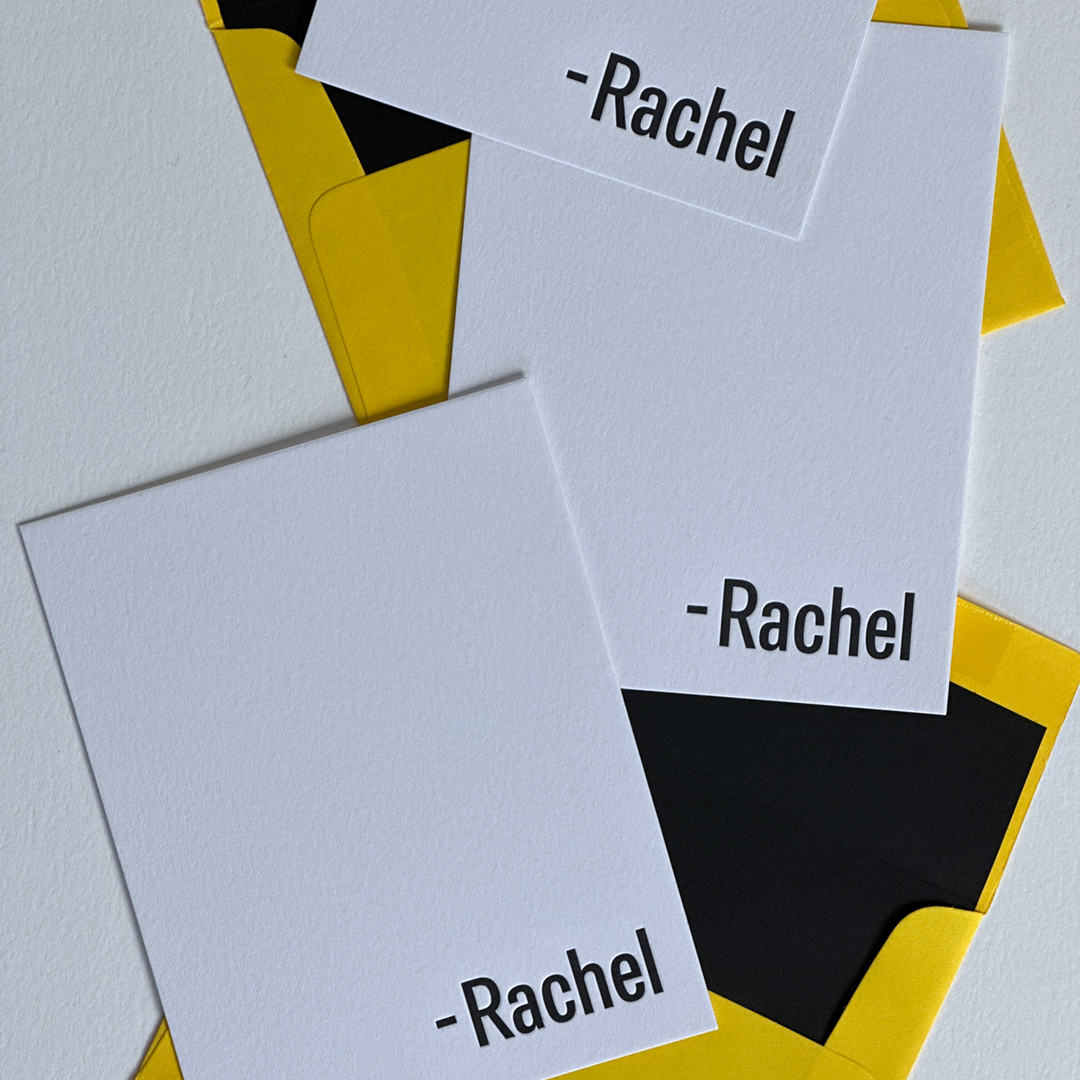 Rachel | Personalized Note Cards Set