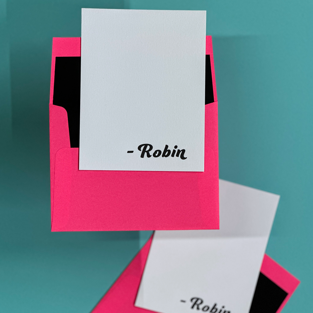 Robin | Personalized Note Cards Set