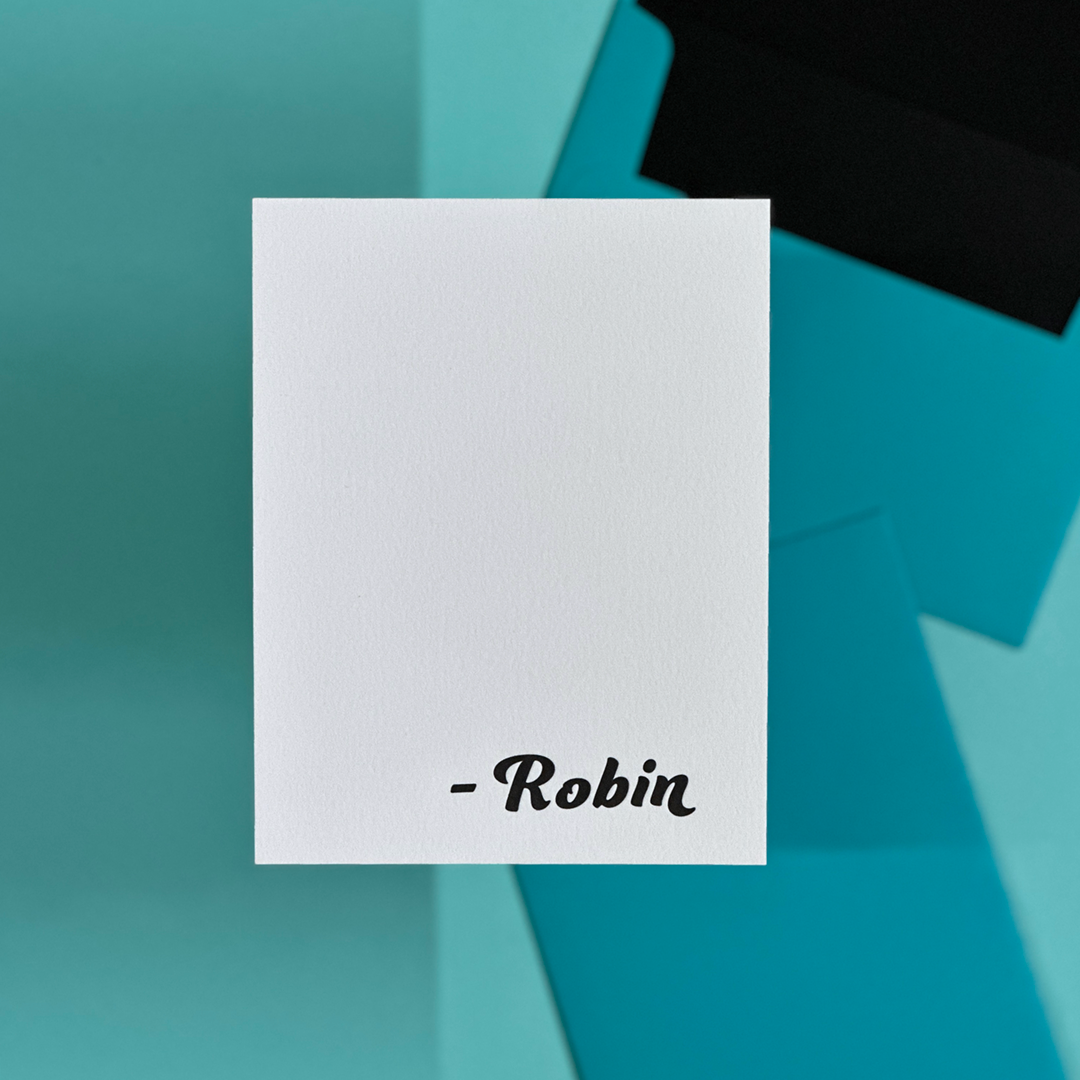 Robin | Personalized Note Cards Set