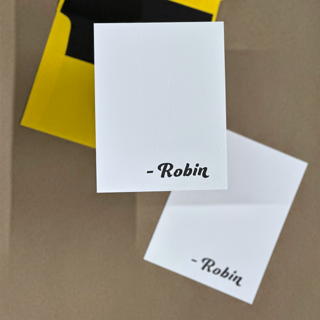 Robin | Personalized Note Cards Set
