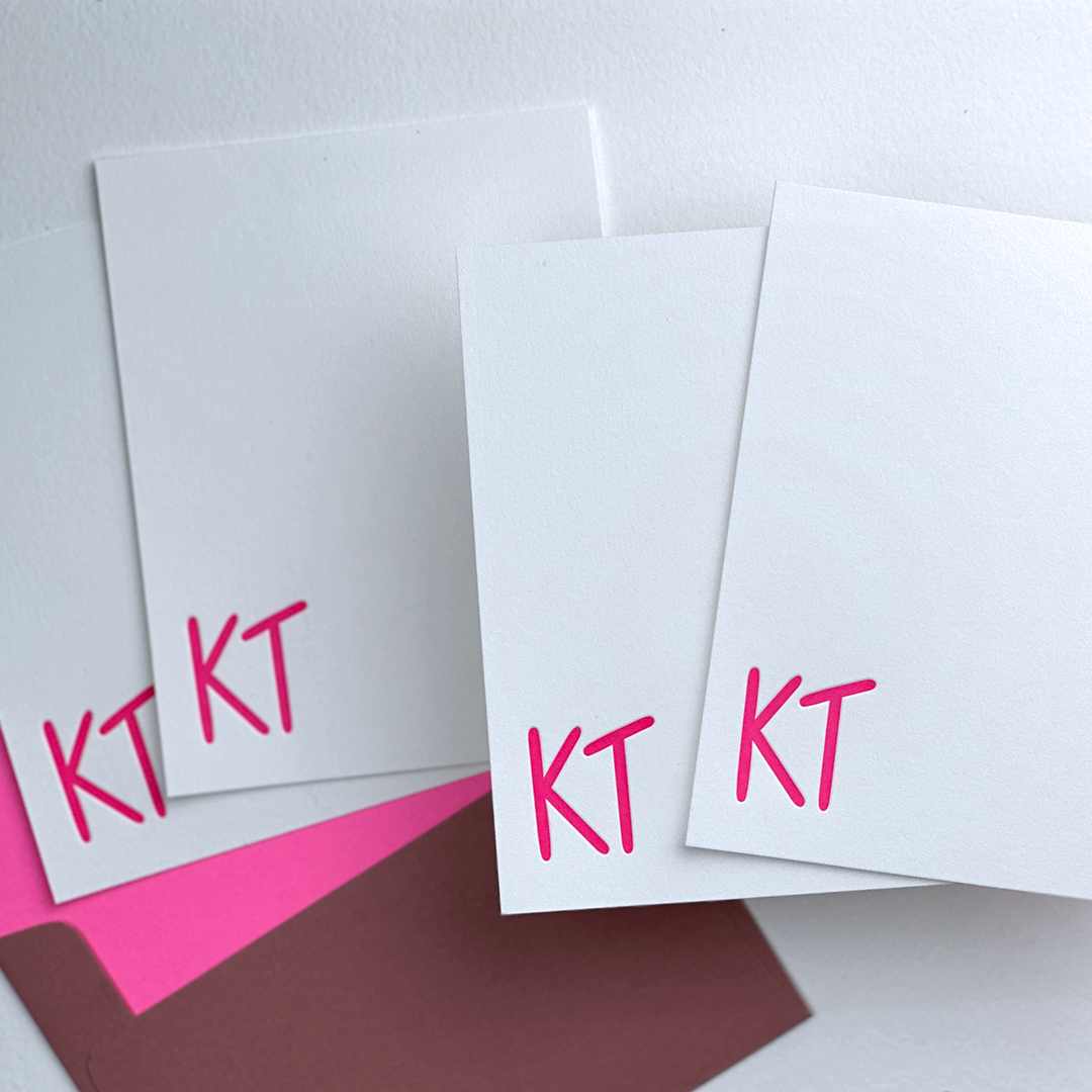 Custom Stationery Sets | Letterpress Note Card Custom Sets