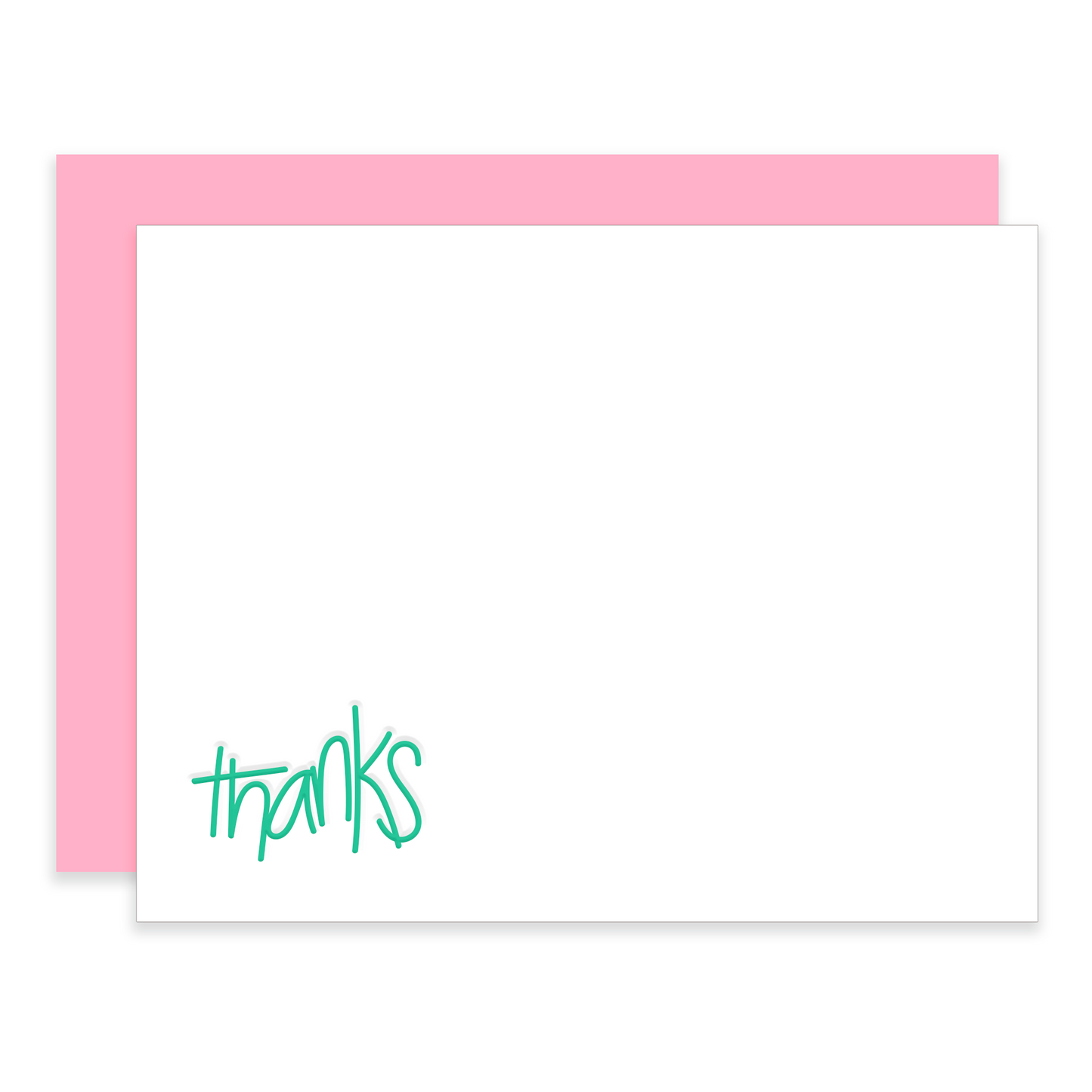 Tiny Thanks, Letterpress Notecard Set