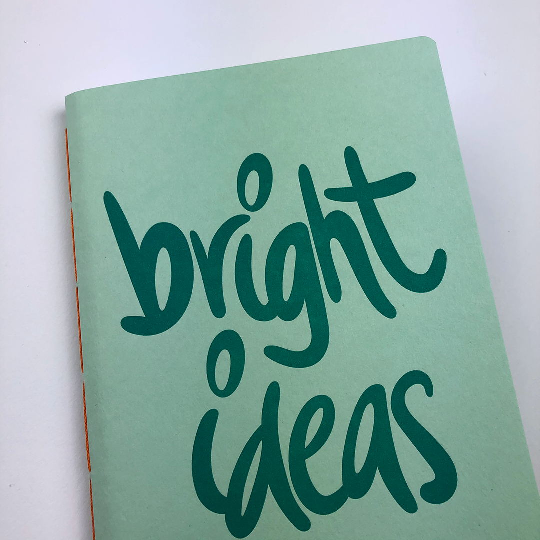 Bright Ideas- Large Notebook | Letterpress Bullet Journal