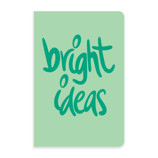 Bright Ideas- Large Notebook | Letterpress Bullet Journal
