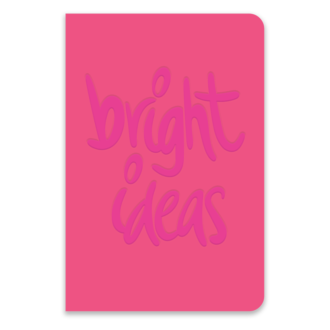 Bright Ideas- Large Notebook | Letterpress Bullet Journal