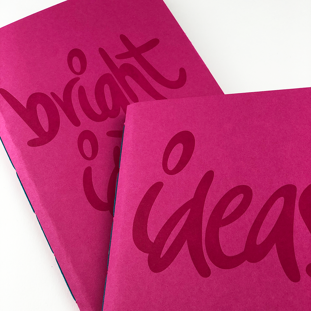 Bright Ideas- Large Notebook | Letterpress Bullet Journal