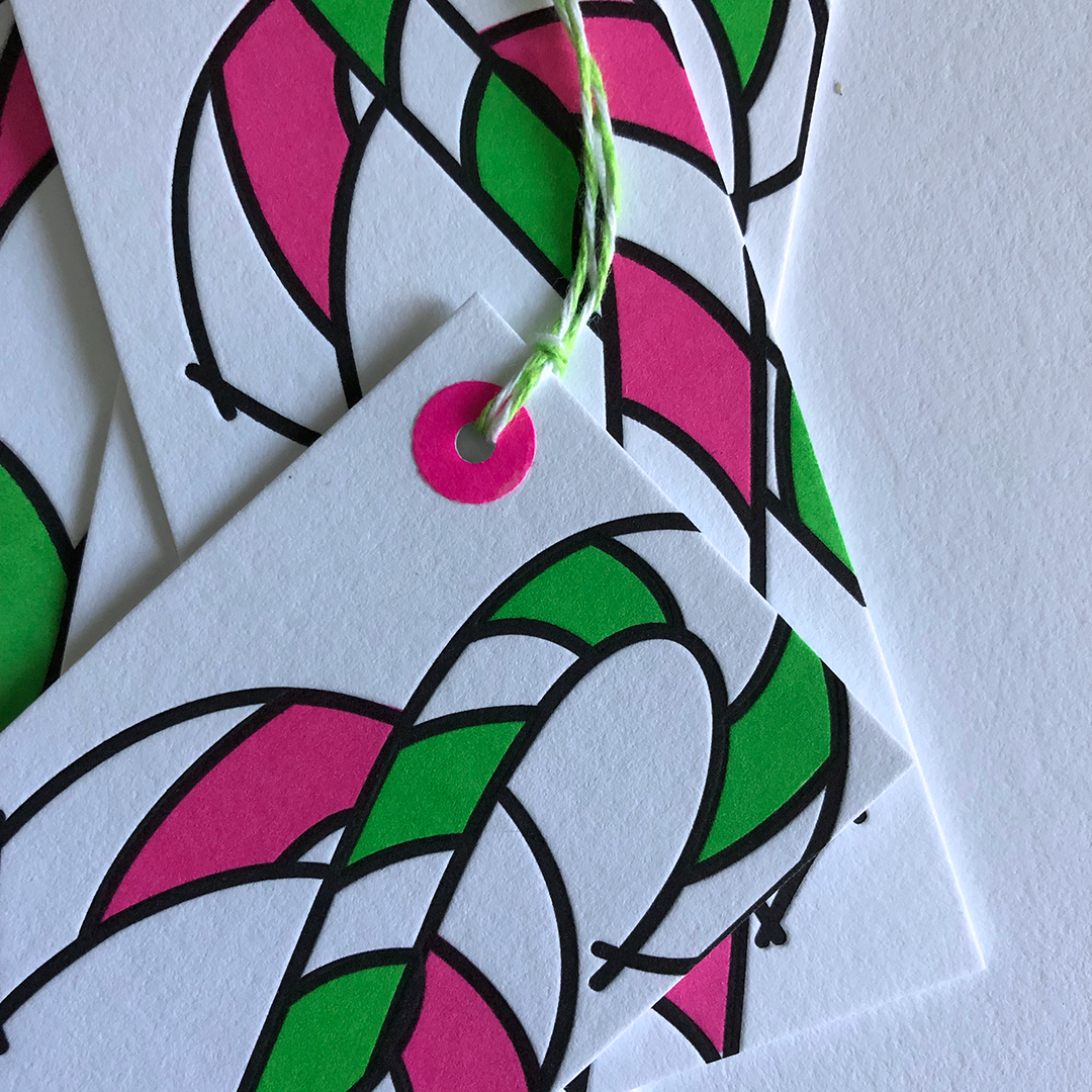 Christmas Gift Tags | Candy Cane Holiday Tags (set of 6)