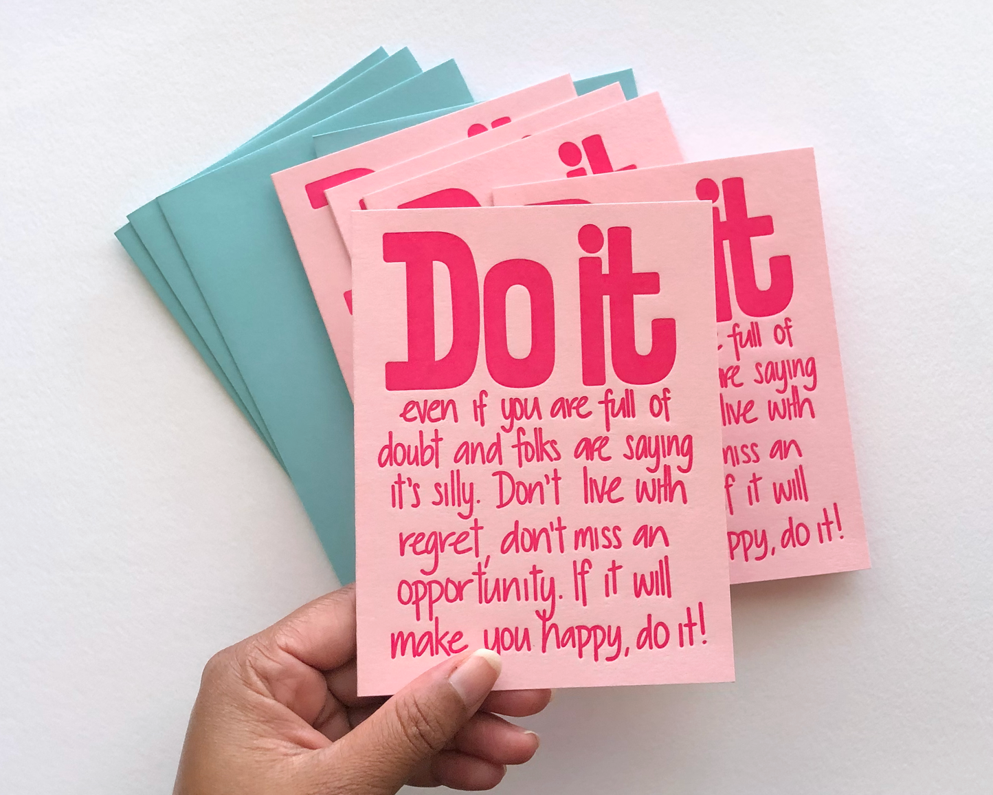 Do it | Letterpress Card