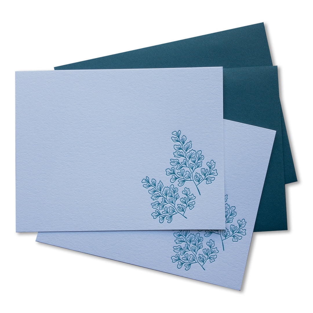 Fern Flat card | Notecard Set of 10