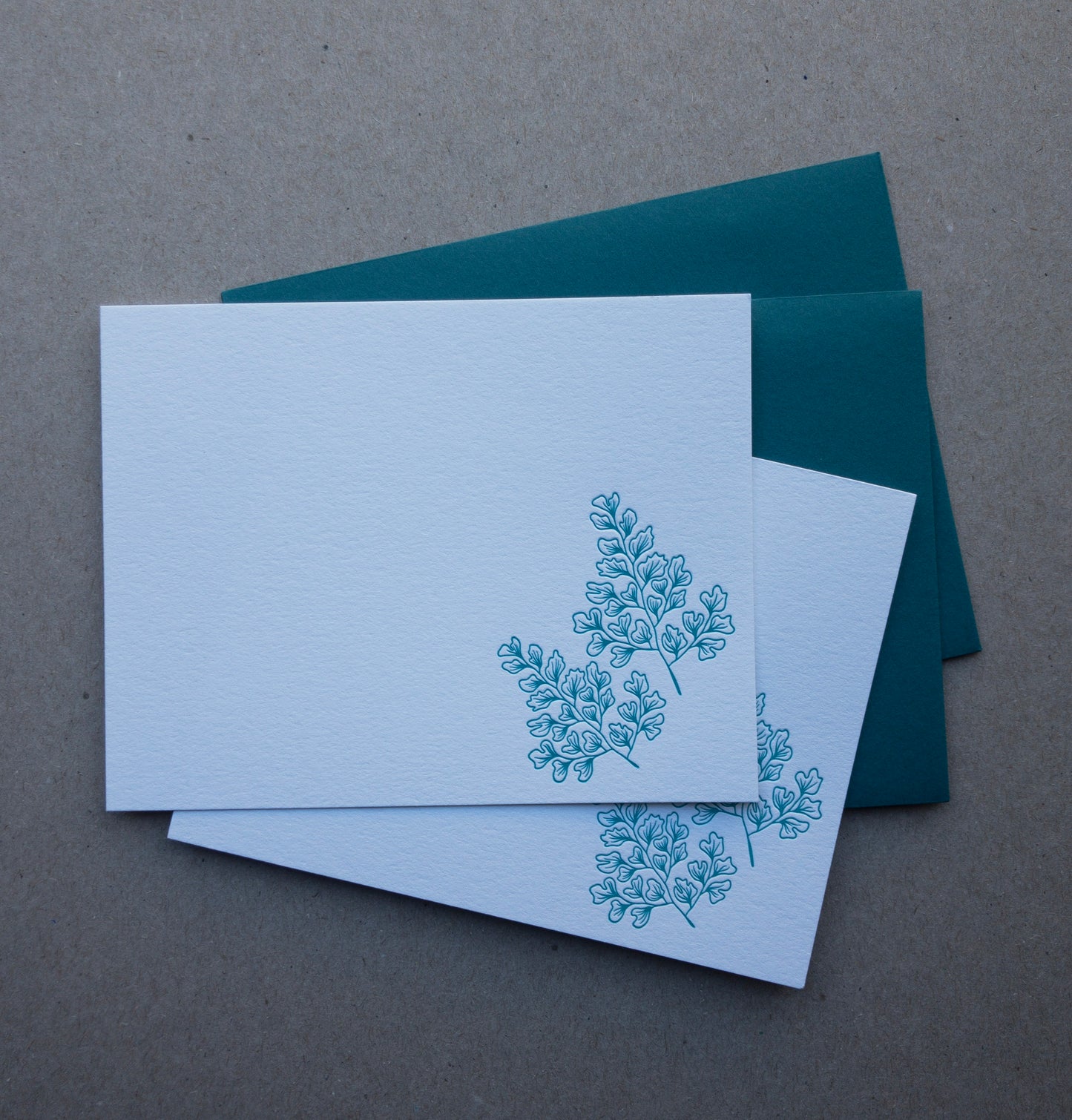 Fern Flat card | Notecard Set of 10