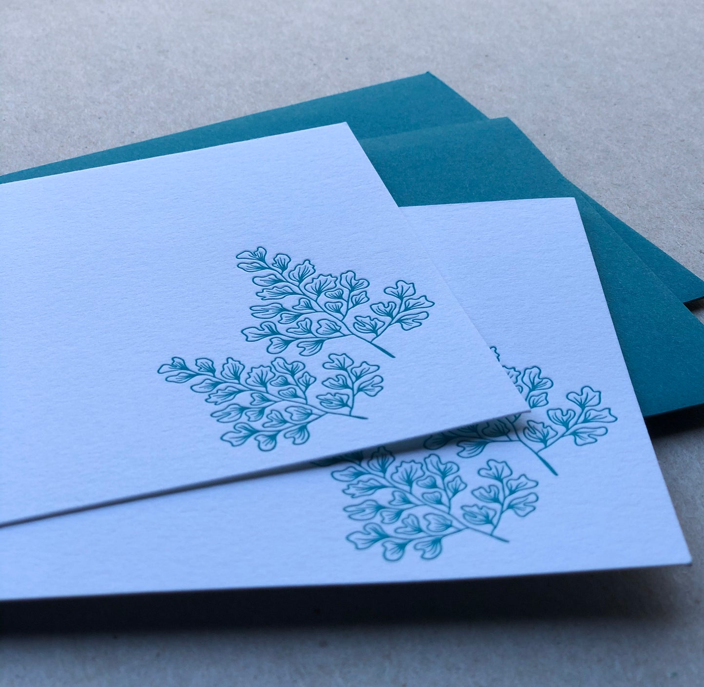 Fern Flat card | Notecard Set of 10