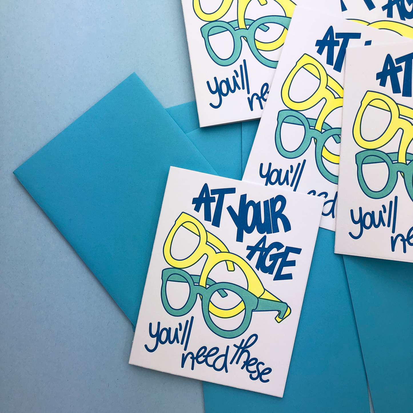 At your age | Letterpress Greeting Card