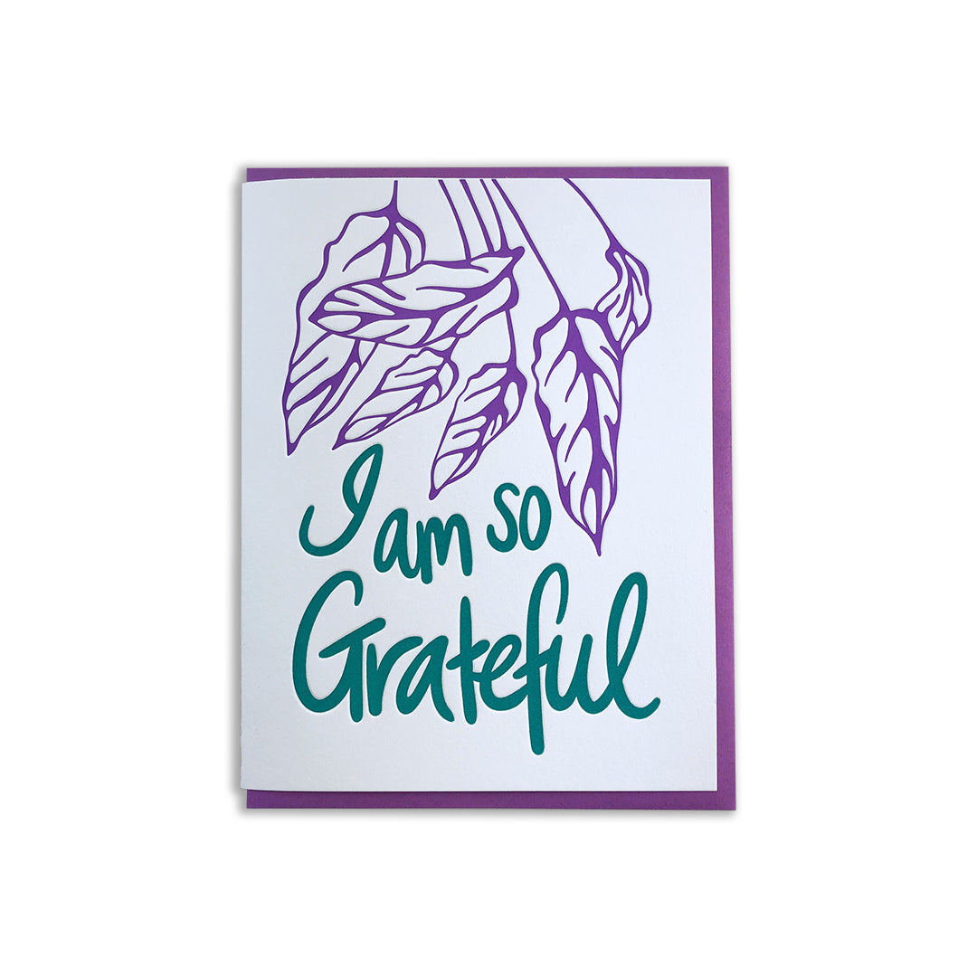 I'm so grateful | Thank you card