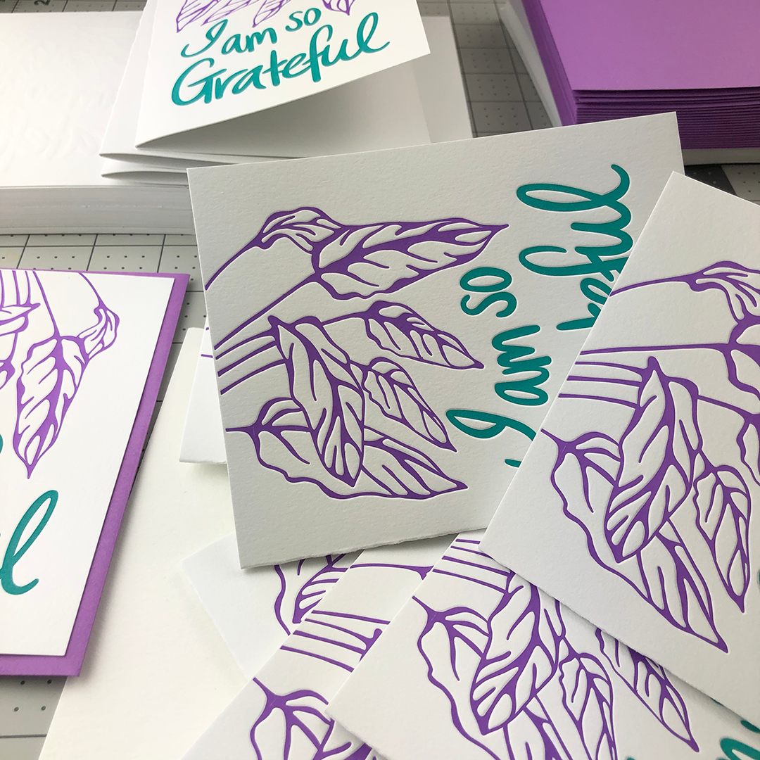 I'm so grateful | Thank you card
