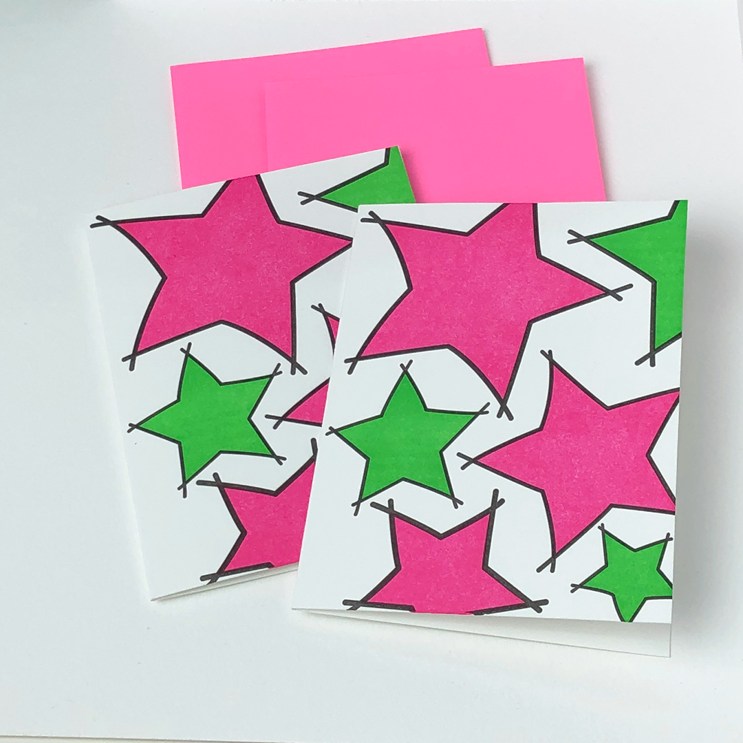 Holiday Stars | Letterpress Greeting Card