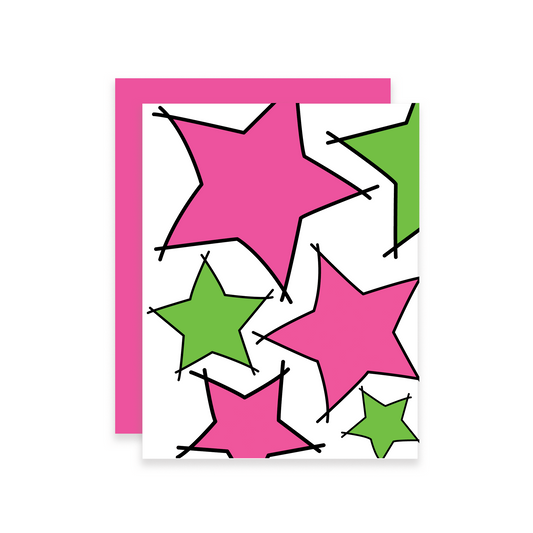 Holiday Stars | Letterpress Greeting Card