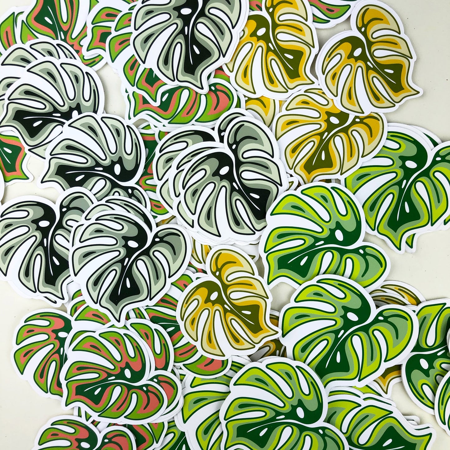 Monstera Leaf Sticker Pack | Cute Stickers