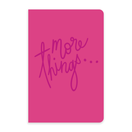 More Things | Letterpress Pocket Notebook