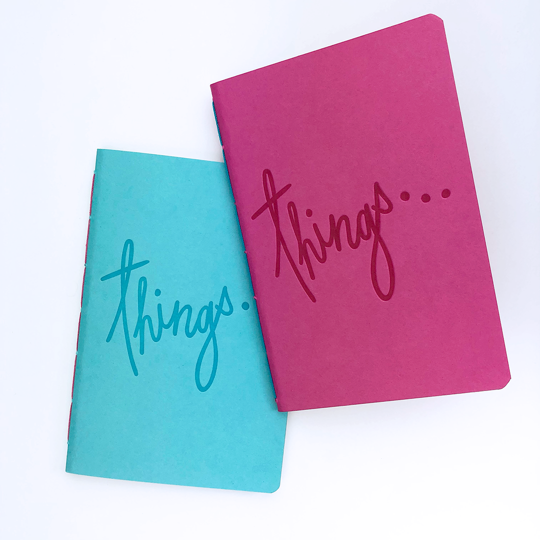 Things - Pocket Notebook | Letterpress Pocket Journal